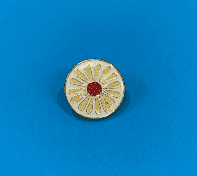 Sunflower Pin Badge
